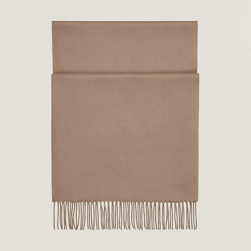 カシミヤマフラー 40×160 cm 《ユニ・ブロデ》 | Hermès - エルメス